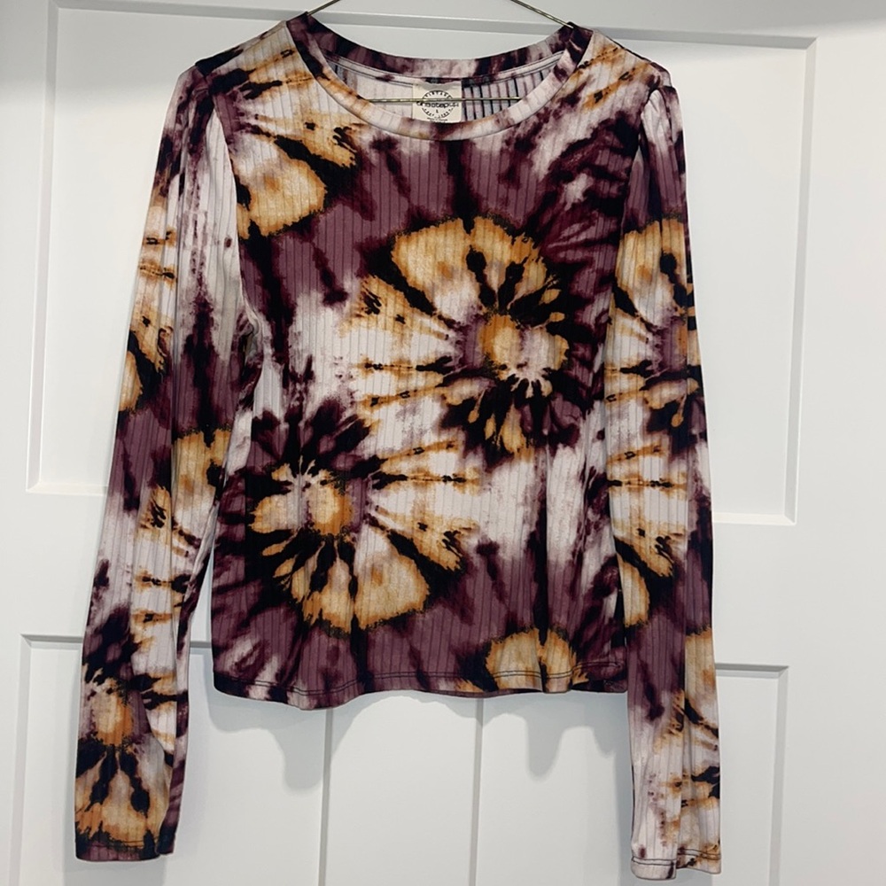 One Step Up Vintage, size Large, purple tie dye